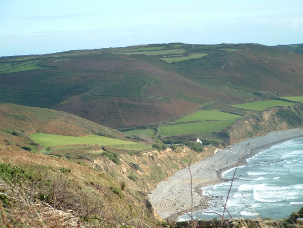 Baie et falaise d'Ecalgrain